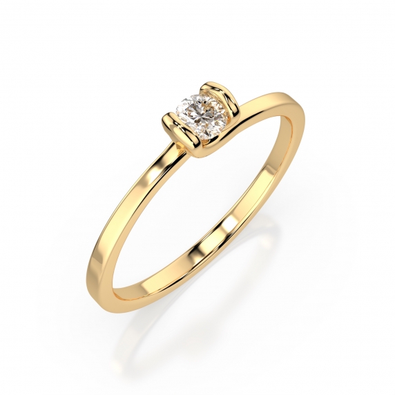 Gold Ring «Harmony» - 1