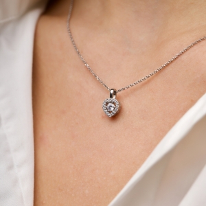 Срібна підвіска "Серце"