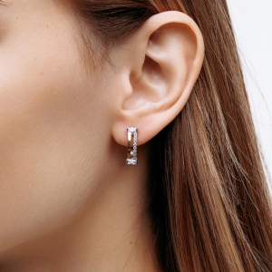 Серебряные серьги "Орион"