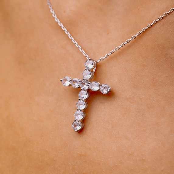 Срібне кольє &amp;quot;Сяючий&amp;quot; - 2