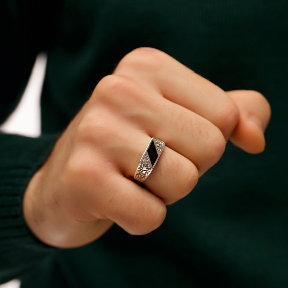 Silver ring &amp;quot;Storm&amp;quot; - 1