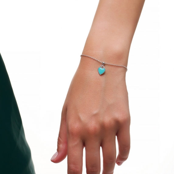 Silver bracelet &amp;quot;Heart&amp;quot; - 3