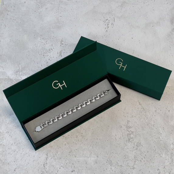 Серебряный браслет &amp;quot;Бисмарк&amp;quot; - 8