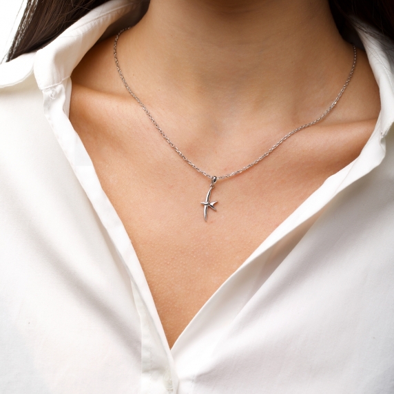 Silver pendant &amp;quot;Swallow&amp;quot; - 3