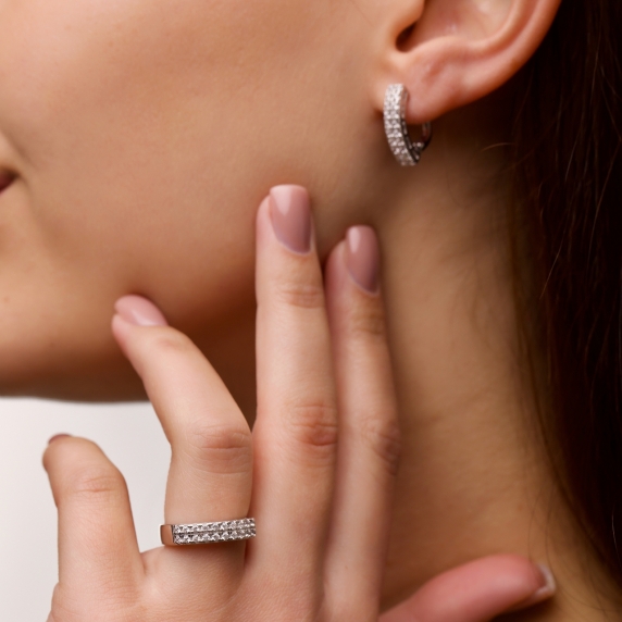 Срібні сережки &amp;quot;Романтика&amp;quot; - 2