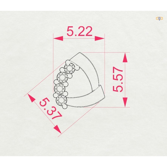 Золотые серьги «Магия» - 4