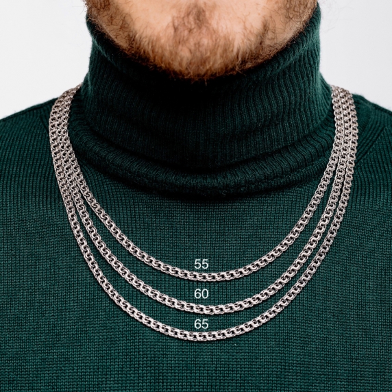 Серебряная цепочка &amp;quot;Якорь&amp;quot; 60р - 6