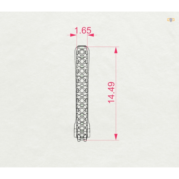 Золоті сережки «Престиж» - 4