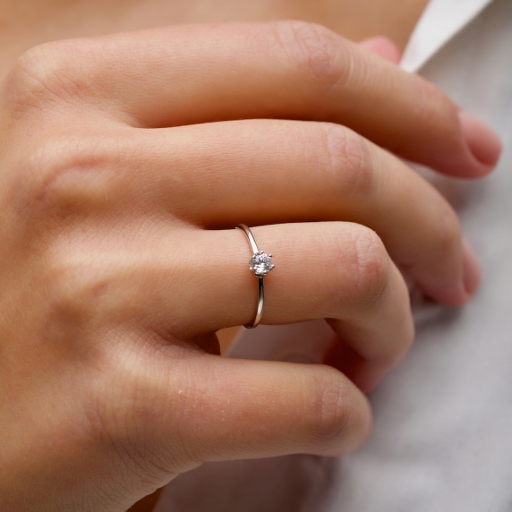 Stříbrný prsten &amp;quot;Fleur&amp;quot; - 3