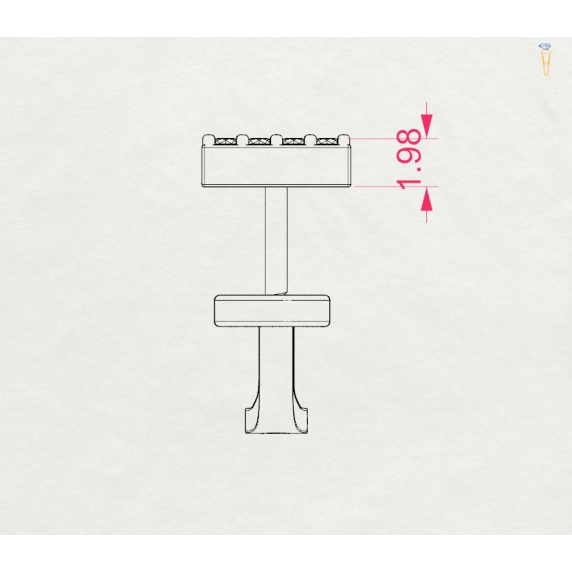 Золотые серьги «Аура» - 4