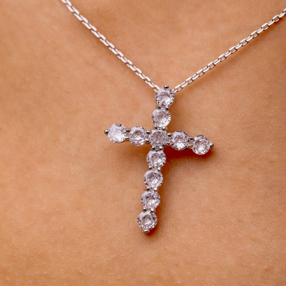 Срібне кольє &amp;quot;Сяючий&amp;quot; - 3