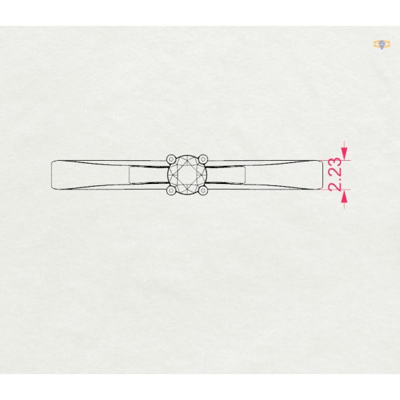 Золоте кільце «Люмінесса» - 5