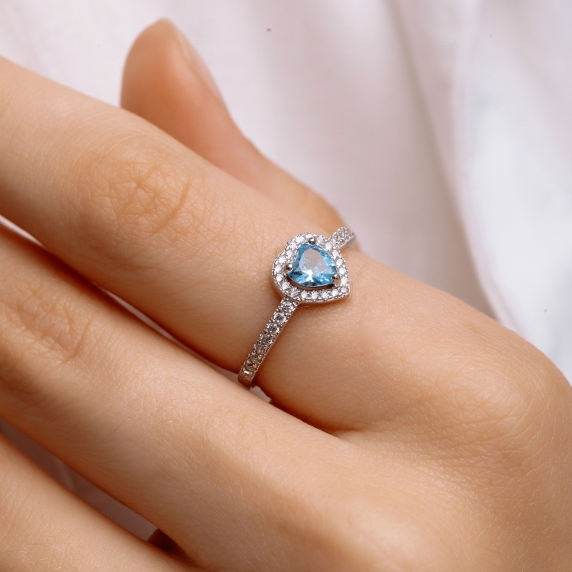 Срібна каблучка &amp;quot;Серце&amp;quot; - 2