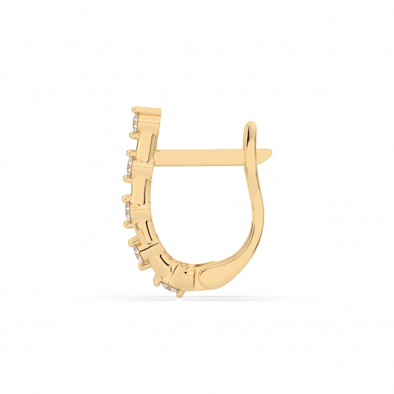 Золотые серьги «Эйфория» - 2