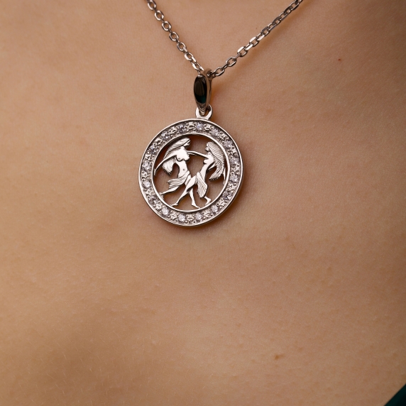 Срібна підвіска &amp;quot;Близнюки&amp;quot; - 2