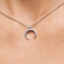 Silver necklace &amp;quot;Moon&amp;quot; - 2