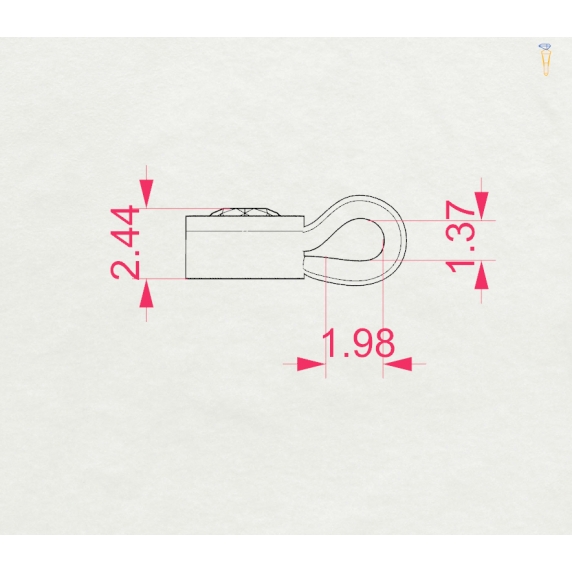 Zlatý náhrdelník «Záře» - 5