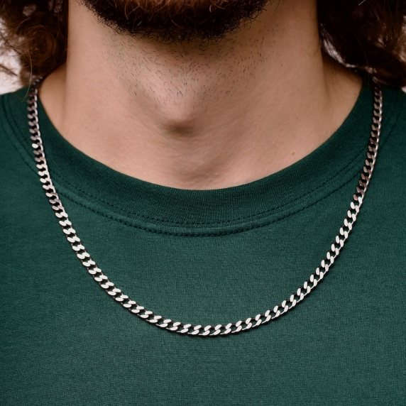 Срібна цепочка &amp;quot;Панцир&amp;quot; - 7