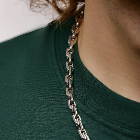 Серебряная цепочка &amp;quot;Двойной якорь&amp;quot; - 2