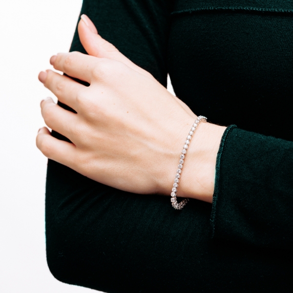 Silver bracelet &amp;quot;Tennis&amp;quot; - 2