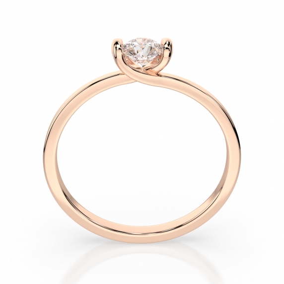 Gold Ring «Harmony» - 3