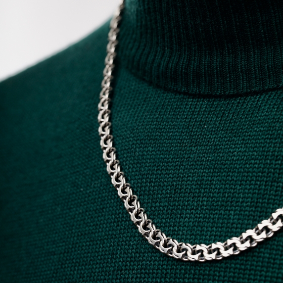 Серебряная цепочка &amp;quot;Бисмарк&amp;quot; - 3