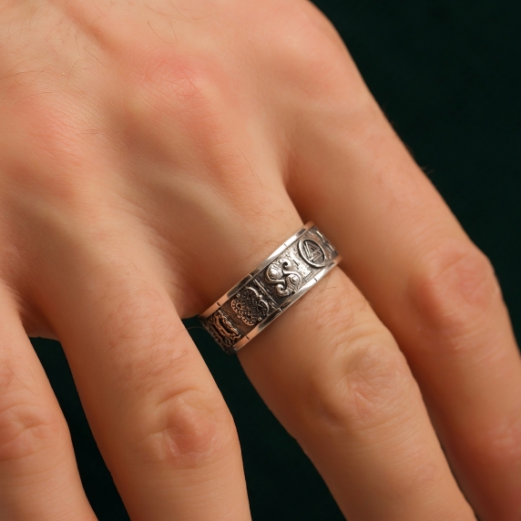Срібний перстень &amp;quot;13 рун&amp;quot; - 2