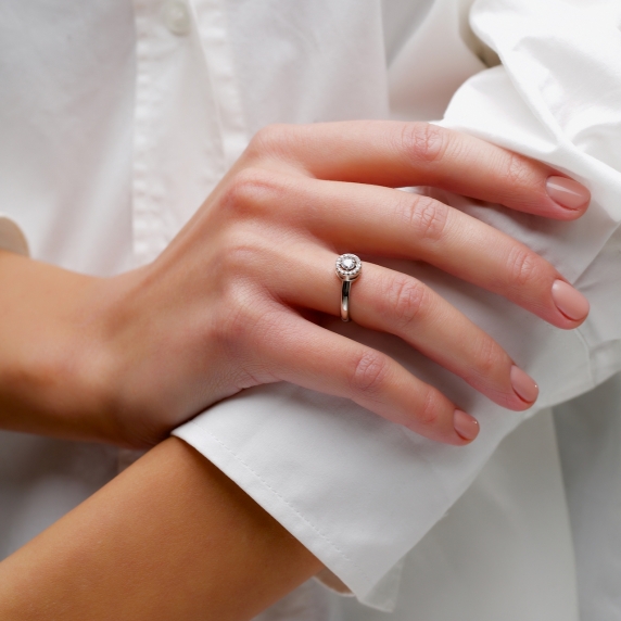 Серебряное кольцо &amp;quot;Сияние&amp;quot; - 3