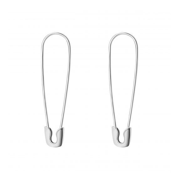 Серебряные серьги &amp;quot;Скрепка&amp;quot; - 4