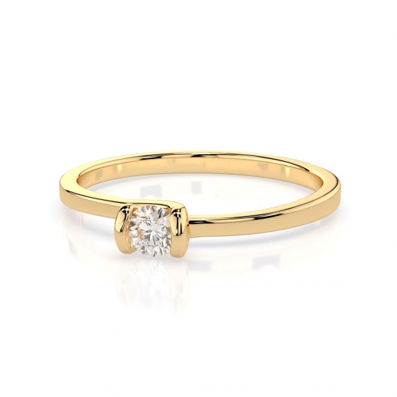 Gold Ring «Harmony» - 2