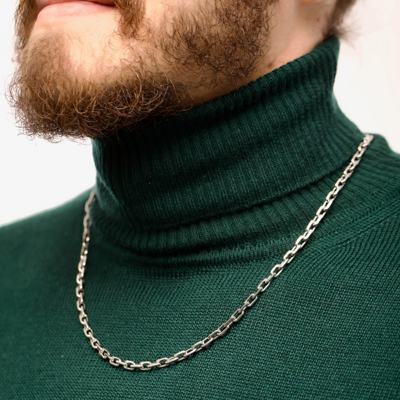 Silver chain &amp;quot;Anchor&amp;quot; - 4