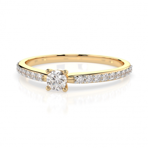 Gold Ring «Dream» - 3