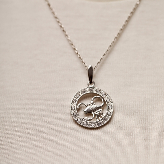 Silver pendant &amp;quot;Scorpio&amp;quot; - 2