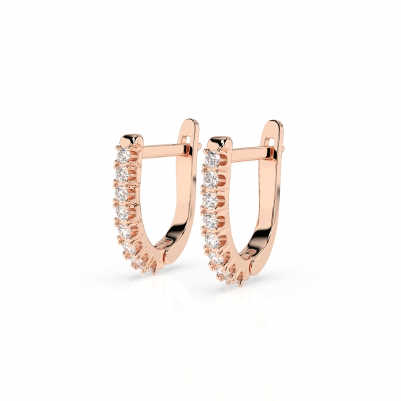 Золотые серьги «Грация» - 1