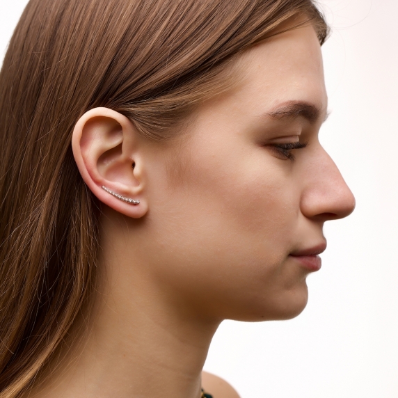 Stříbrné náušnice &amp;quot;Aurora&amp;quot; - 3