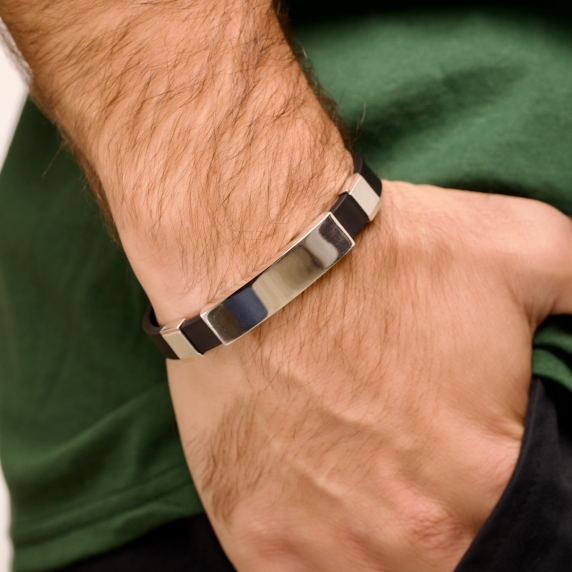 Серебряный браслет &amp;quot;Гравюр&amp;quot; - 2