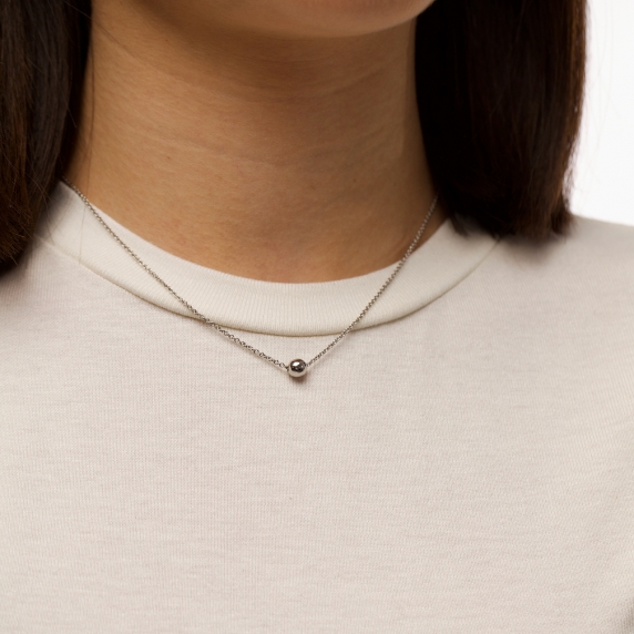 Silver necklace &amp;quot;Line&amp;quot; - 1