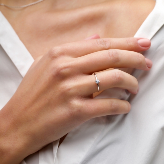 Stříbrný prsten &amp;quot;Fleur&amp;quot; - 2