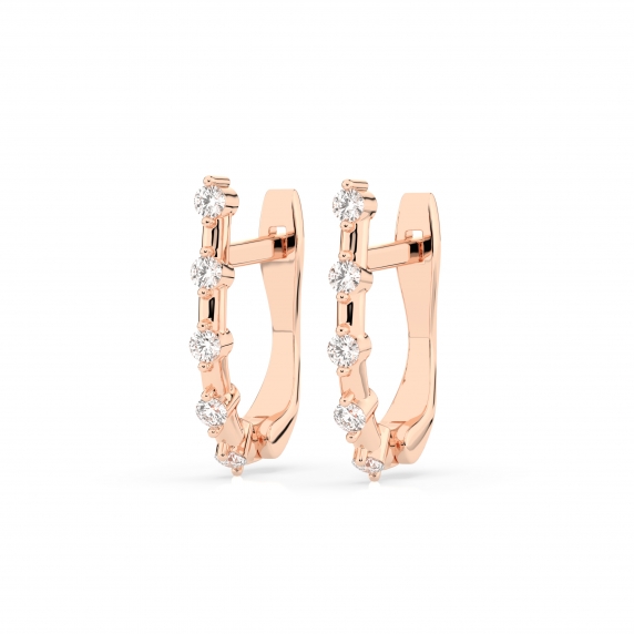 Золотые серьги «Эйфория» - 1