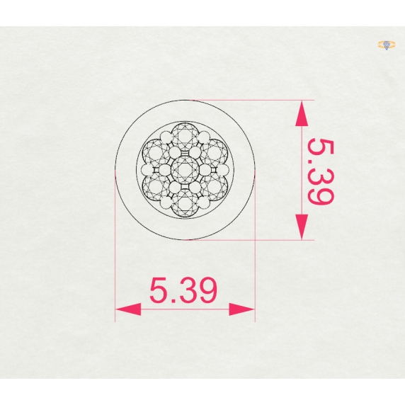 Золоті сережки &amp;quot;Місяць&amp;quot; - 4