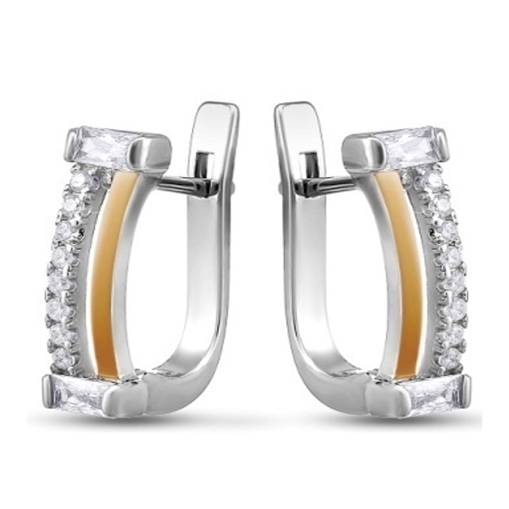 Срібні сережки &amp;quot;Оріон&amp;quot; - 4