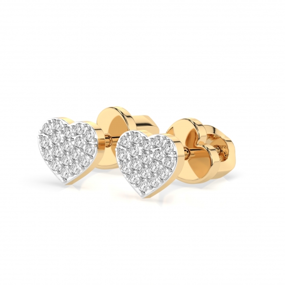 Zlaté náušnice «Srdce» - 2