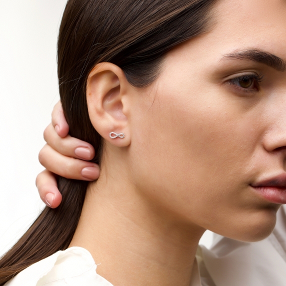 Срібні сережки &amp;quot;Нескінченність&amp;quot; - 4