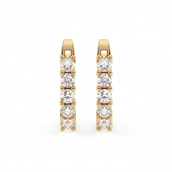 Gold Earrings «Fantasy» - 3