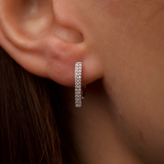 Silver earrings &amp;quot;Tenderness&amp;quot; - 1