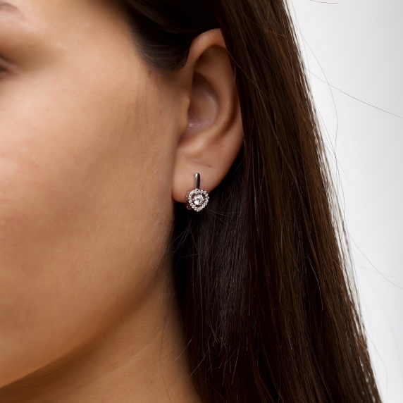 Срібні сережки &amp;quot;Серце&amp;quot; - 2