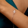 Silver bracelet &amp;quot;Airplane&amp;quot; - 2