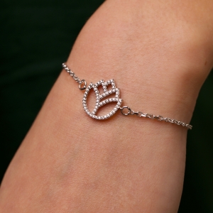 Silver bracelet "Elegy"