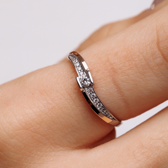 Stříbrný prsten &amp;quot;Aurora&amp;quot; - 3