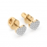 Zlaté náušnice «Srdce» - 3